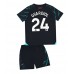 Manchester City Josko Gvardiol #24 Tredjedraktsett Barn 2023-24 Korte ermer (+ Korte bukser)